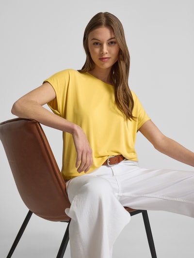 Christian Berg Woman T-Shirt mit Rundhalsausschnitt Senf 3