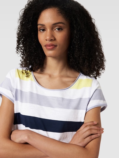 Esprit T-shirt met streepmotief Offwhite - 3