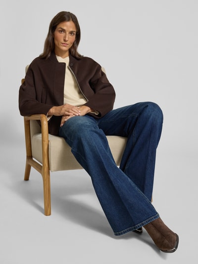 Liu Jo White Wide leg jeans in used-look met steekzakken Donkerblauw - 3