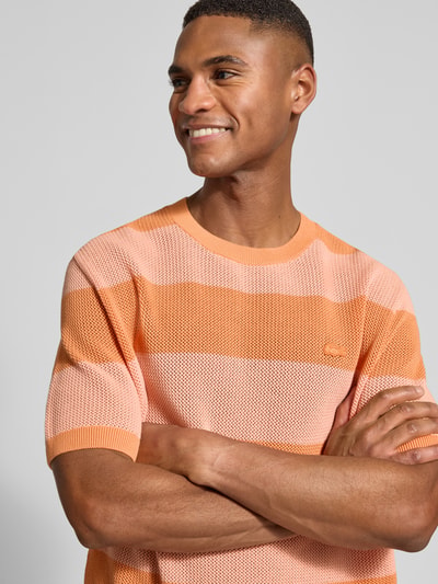Lacoste Regular Fit T-Shirt aus reiner Baumwolle Lachs 3
