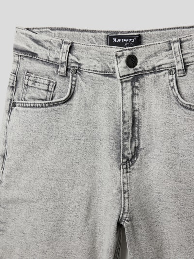 Blue Effect Jeansshorts im Used-Look Mittelgrau meliert 2