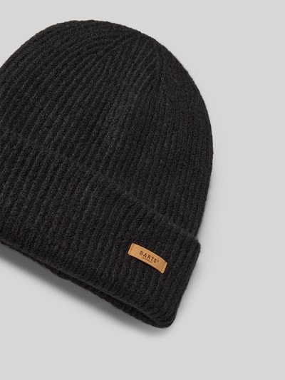 Barts Muts in gebreide look, model 'Witzia' Zwart - 2