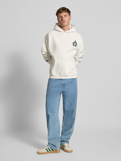 ANOTHER COTTON LAB Hoodie mit Kapuze Hellgrau 1