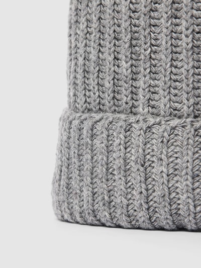 Cinque Beanie in Ripp-Optik Modell 'Carlo' Silber 2