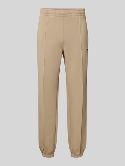 Lacoste Sweatpants met siernaden van katoenmix Beige - 2