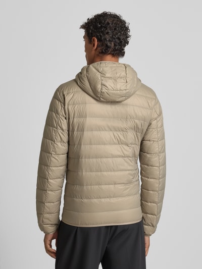 EA7 Emporio Armani Kurtka puchowa z zamkiem błyskawicznym Beżowy 5