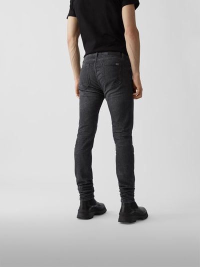 Tigha X Stylebop Jeans im Distressed-Look  Dunkelgrau 5