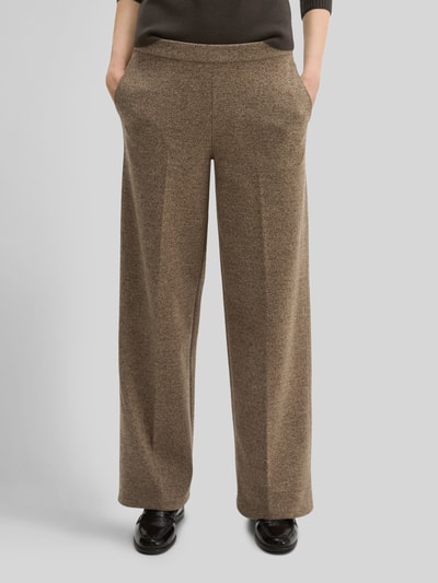 Marc O'Polo Relaxed Fit Anzughose aus Baumwoll-Mix mit Viskose-Anteil Dunkelbraun 4