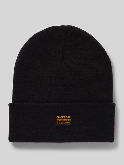 G-Star Raw Beanie mit Label-Detail Modell 'Effo' Black 1