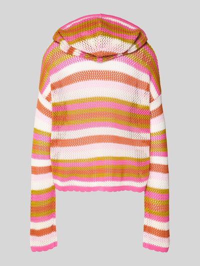 Produktfoto, kolorowy Hoodie mit Tunnelzug Modell 'GUI WILDERNESS' od Banana Moon, bawełna z domieszką, krój relaxed fit, damski