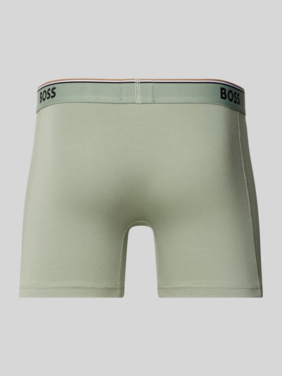 BOSS Boxershorts mit elastischem Logo-Bund im 3er-Pack Mint 3