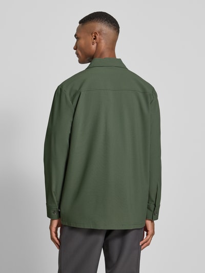 Matinique Regular Fit Hemdjacke mit Kentkragen Modell 'Damo' Oliv 5