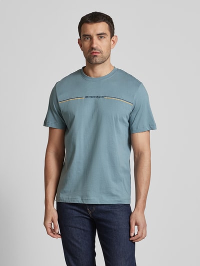 Tom Tailor Regular Fit T-Shirt aus reiner Baumwolle mit Print  Mint 4