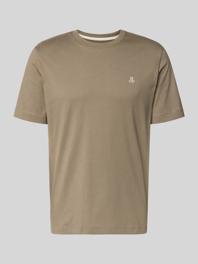Marc O'Polo Regular Fit T-Shirt aus reiner Baumwolle Hellbraun 2
