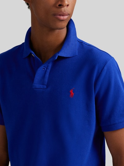 Polo Ralph Lauren Slim fit poloshirt van puur katoen Koningsblauw gemêleerd - 3