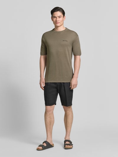 Marc O'Polo Regular Fit T-Shirt aus reiner Baumwolle Marc O'Polo × DFB Travel Collection Taupe 1