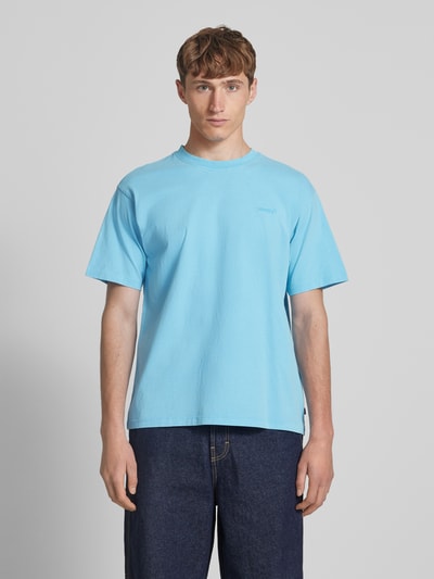 Levi's® T-Shirt mit Label-Stitching Hellblau 4