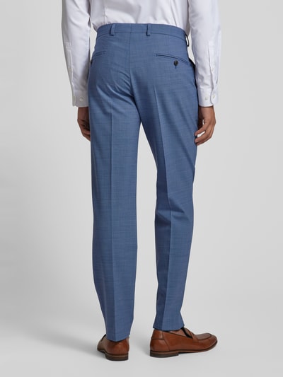 JOOP! Collection Slim fit pantalon met persplooien, model 'Blayr' Blauw - 5