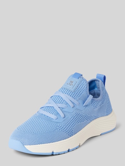 Marc O'Polo Low Top Sneaker in leichter Strick Qualität Hellblau 1