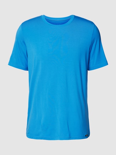 Skiny T-shirt met labeldetail, model 'Every Night In Mix & Match' Blauw - 2