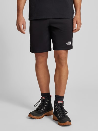 The North Face Sweatshorts met labelprint Zwart - 4