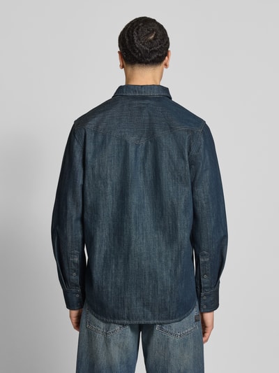 G-Star RAW Regular Fit Jeanshemd mit Brusttaschen Modell 'Dakota' Dunkelblau 5