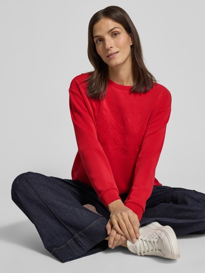 s.Oliver RED LABEL Regular fit sweatshirt van modalmix Rood - 3