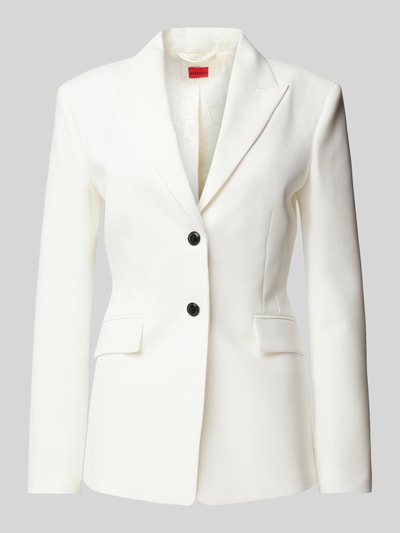 HUGO Slim Fit Blazer mit Pattentaschen Modell 'Asmalla' Weiss 2