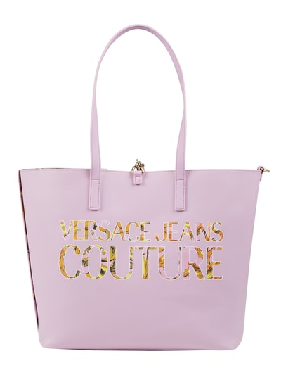 Versace Jeans Couture Wendeshopper mit herausnehmbarer Reißverschlusstasche Lavender 6