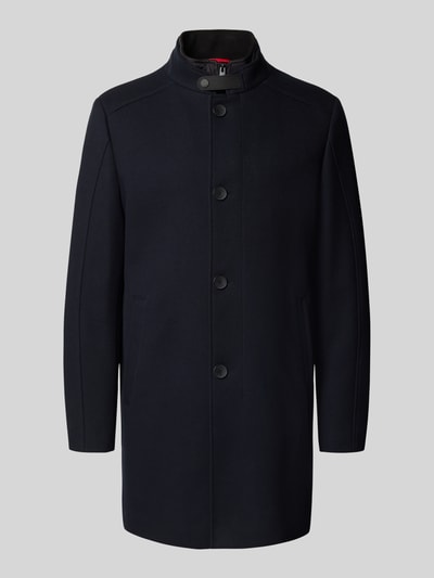 Cinque Lange jas met opstaande kraag, model 'Liverpool' Marineblauw - 2