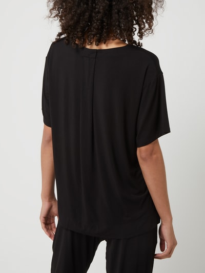 Donna Karan T-Shirt mit überschnittenen Schultern  Black 5