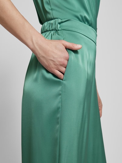 V by Vera Mont Wide leg broek met elastische band Groen - 3