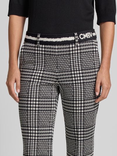 Cambio Korte broek met elastische band, model 'FRANCOISE' Zwart - 3