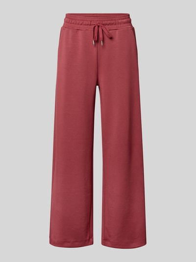 Produktfoto, Sweatpants mit elastischem Bund Modell 'Banu' von Soyaconcept, modal-mix, lockere Passform, Französische Eingrifftaschen, rot