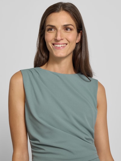 Swing Jumpsuit mit Rundhalsausschnitt und Raffungen Lind 3