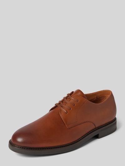 Polo Ralph Lauren Derby schoenen met vetersluiting, model 'ASHER' Cognac - 1