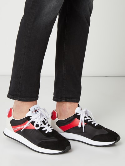 Calvin Klein Jeans Sneakers van textiel, model 'Jerrold' Zwart - 3