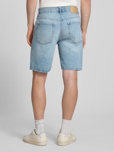 ONLY & SONS Straight Leg Jeansshorts aus reiner Baumwolle Modell 'EDGE' Hellblau 5