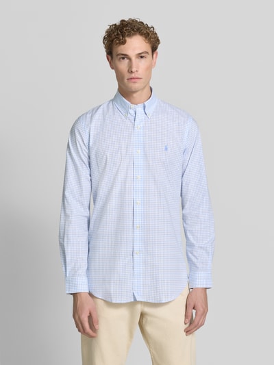 Polo Ralph Lauren Modern Fit Freizeithemd aus Baumwoll-Mix Hellblau 4