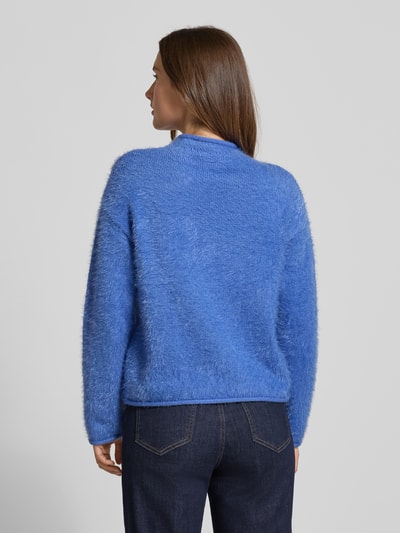 FREE/QUENT Gebreide pullover met ronde hals, model 'Cat' Lichtblauw - 5