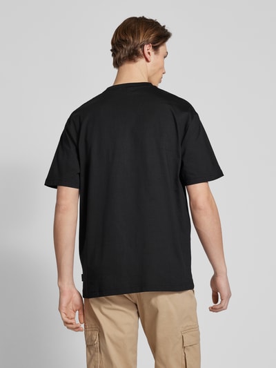 Only & Sons T-shirt met ronde hals, model 'ONSFRED' Zwart - 5