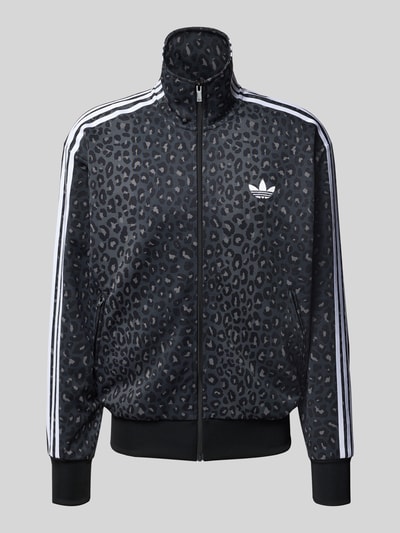 adidas Originals Sweatjacke mit Stehkragen und Reißverschluss Black 2