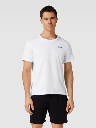 Polo Ralph Lauren Underwear T-Shirt mit Label-Print Modell 'LIQUID COTTON' Weiss 4