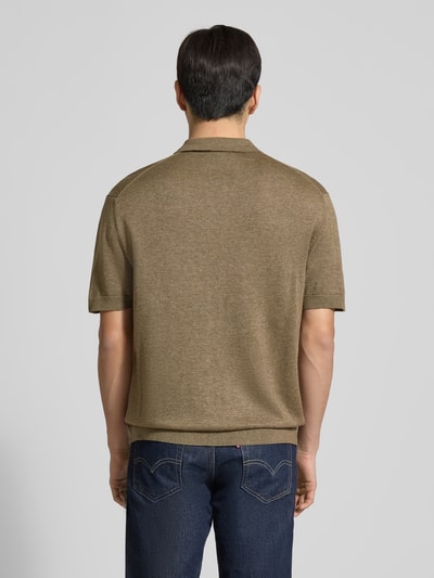 Casual Friday Freizeithemd mit 1/2-Arm Modell 'BELLS' Schoko Melange 5