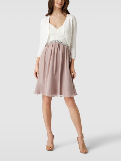Jake*s Cocktail Bolero mit Ziersteinbesatz Offwhite 1