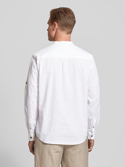 Tom Tailor Denim Relaxed Fit Leinenhemd im Tunika-Style Offwhite 5