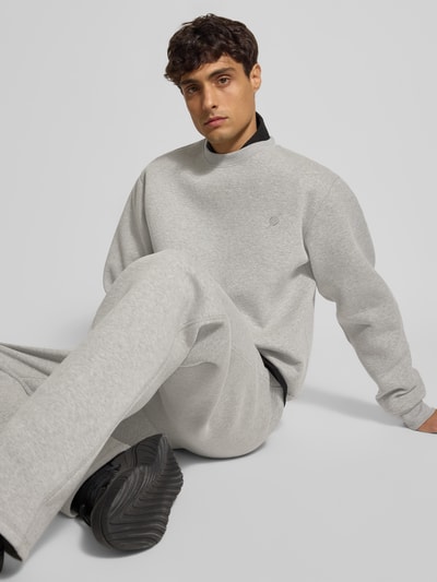 DAILY PAPER Sweatshirt mit Label-Stitching Mittelgrau 3