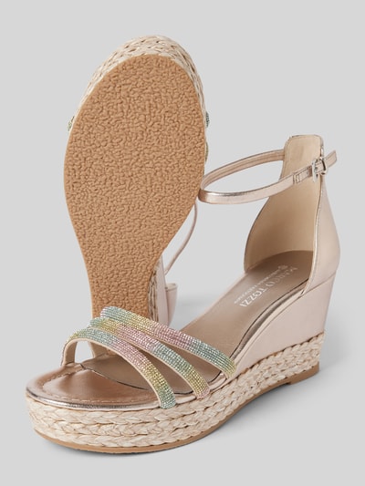 Marco Tozzi Sandalette mit Keilabsatz Gold 4