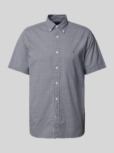 Tommy Hilfiger Regular fit vrijetijdsoverhemd met rasterruit, model 'FLEX GINGHAM' Marineblauw - 2