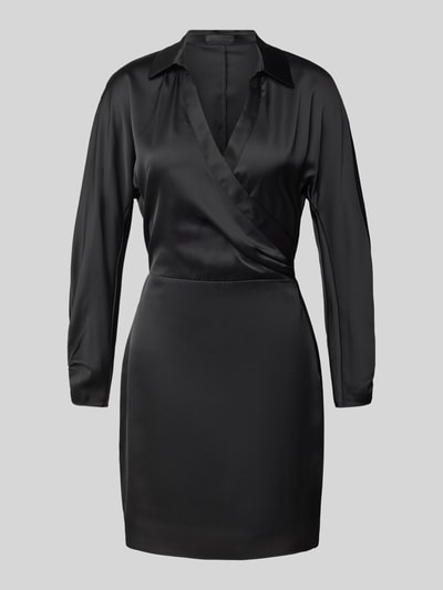 Guess Knielanges Kleid mit Umlegekragen Modell 'TANYA' Black 2